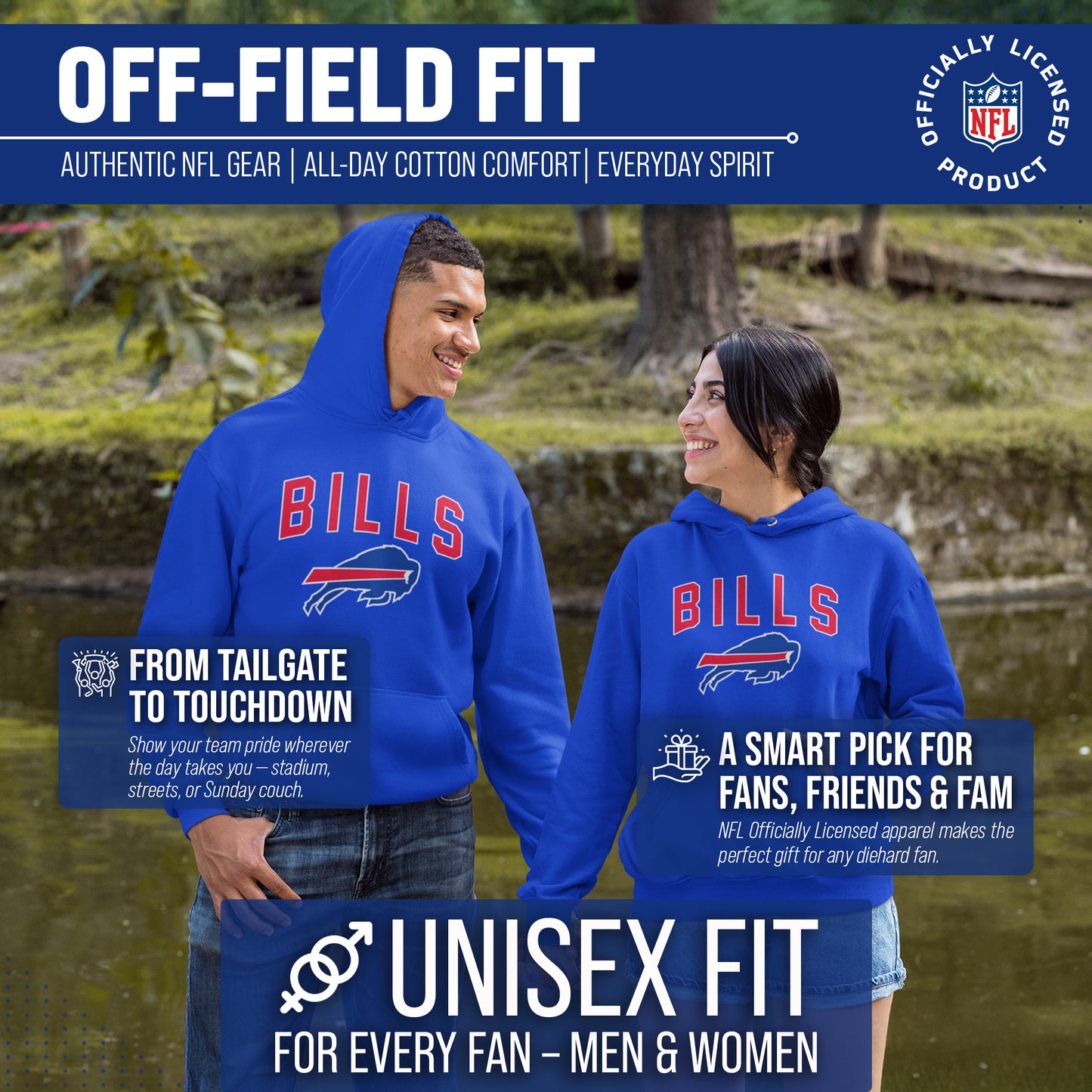 Buffalo Bills NFL Home Team Hoodie - Royal