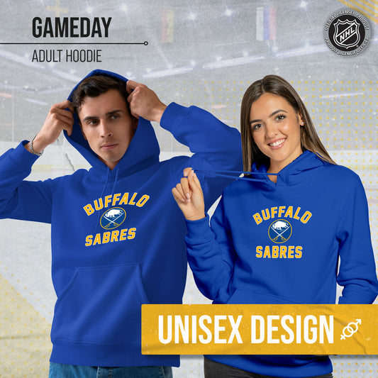 Buffalo Sabres Adult NHL Gameday Hooded Sweatshirt - Royal