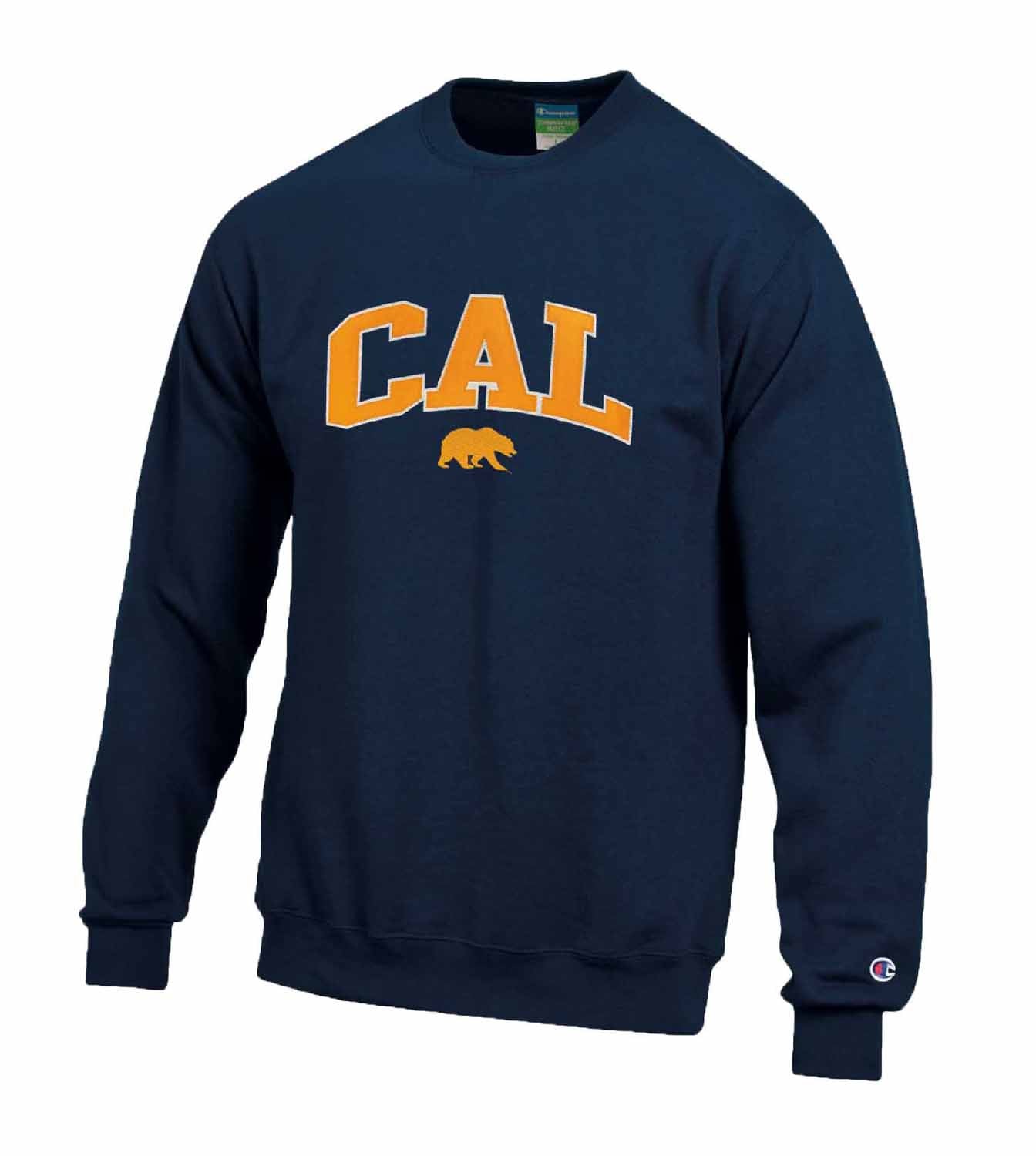 Cal Golden Bears Adult Tackle Twill Crewneck - Navy