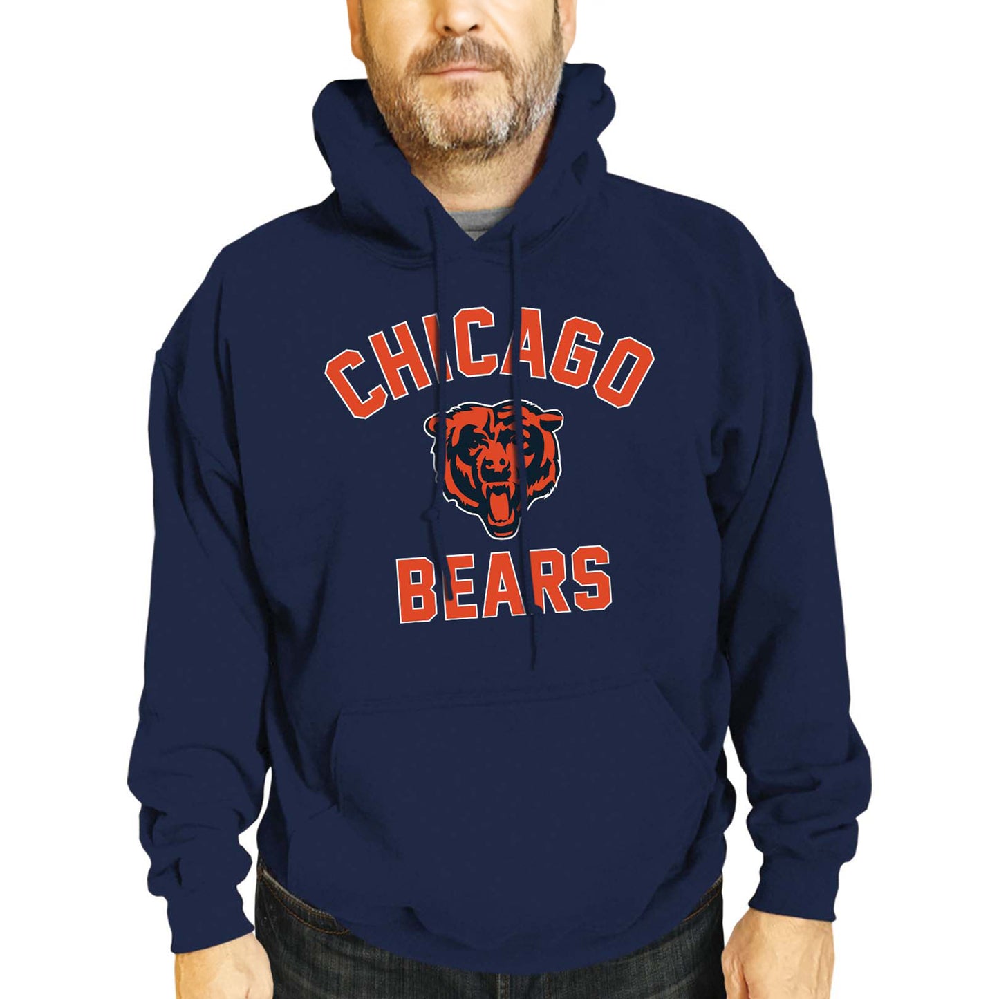 Chicago Bears NFL Adult Gameday Hooded Sweatshirt - Navy