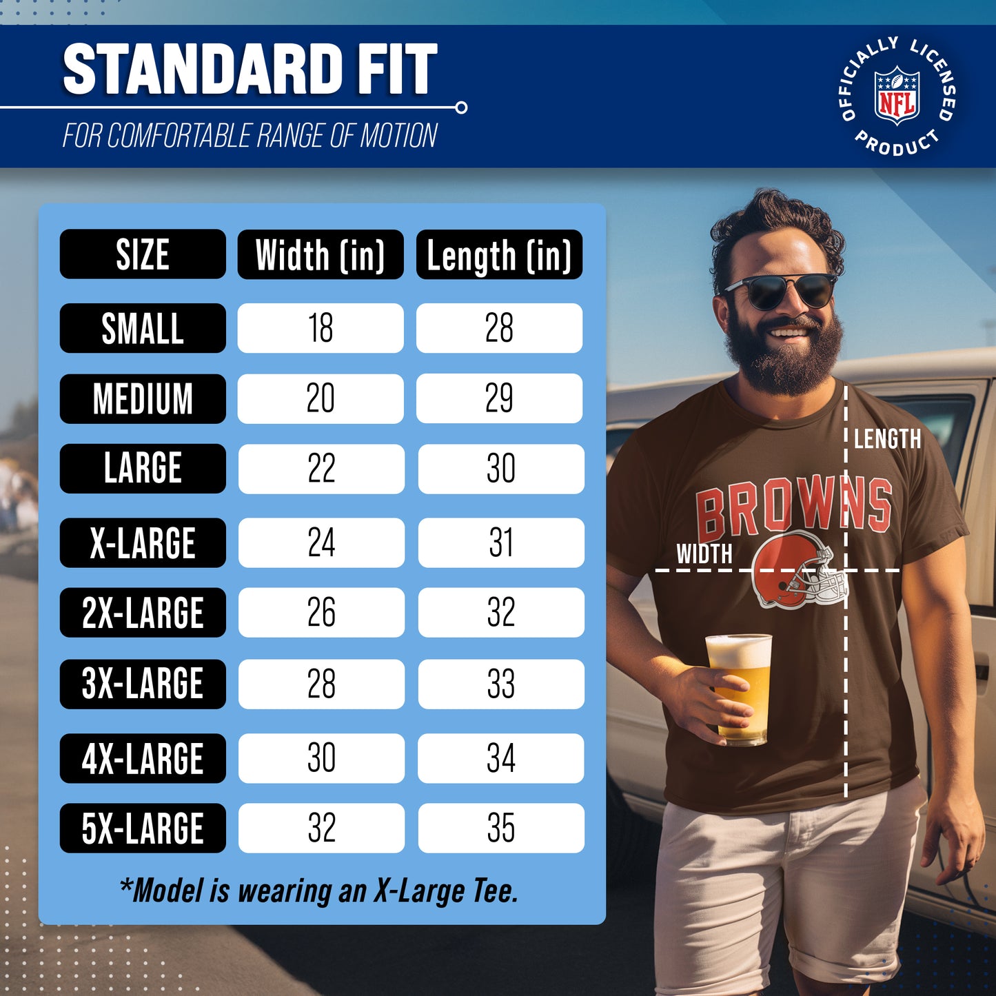 Cleveland Browns NFL Home Team Tee - Brown