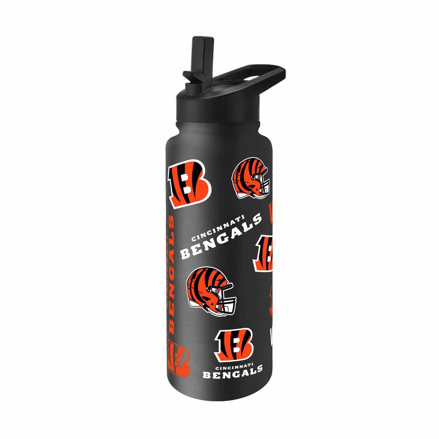 Cincinnati Bengals NFL 34Oz Native Quencher Water Bottle - Black