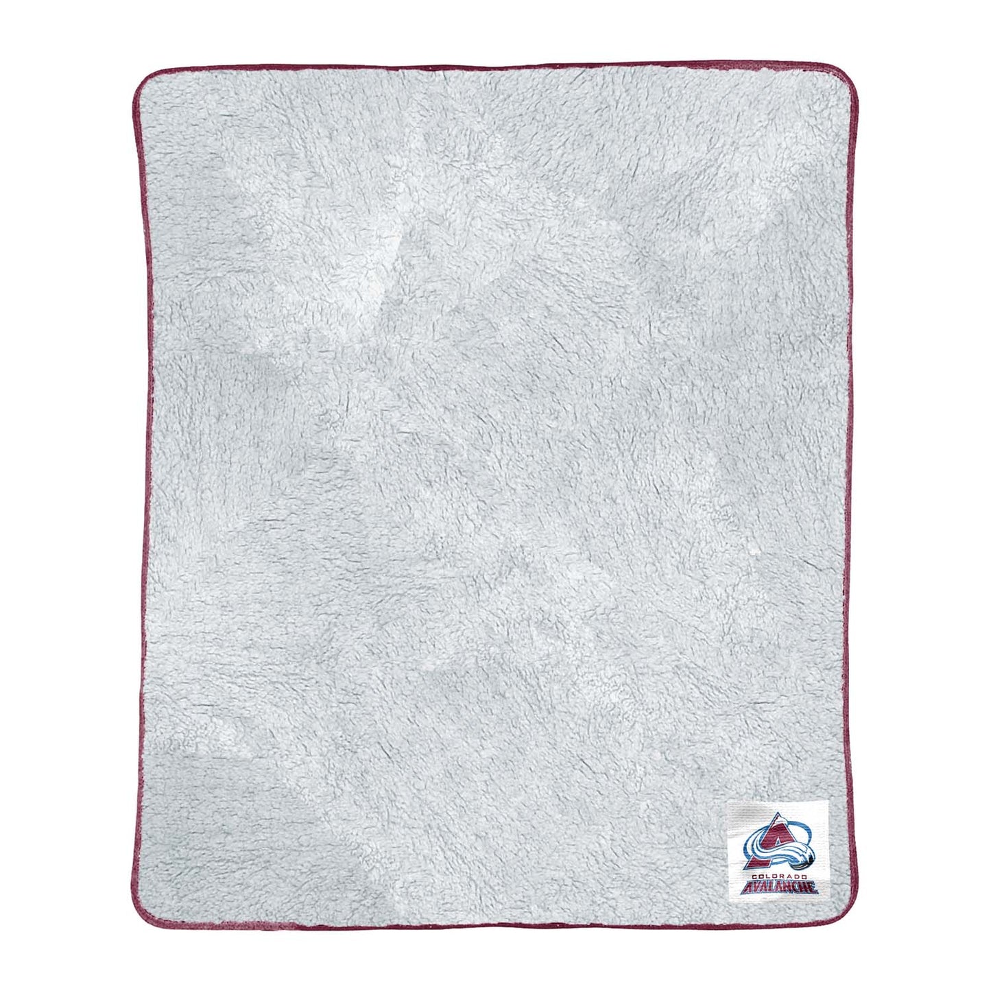 Colorado Avalanche NHL Silk Touch Sherpa Throw Blanket - Blue