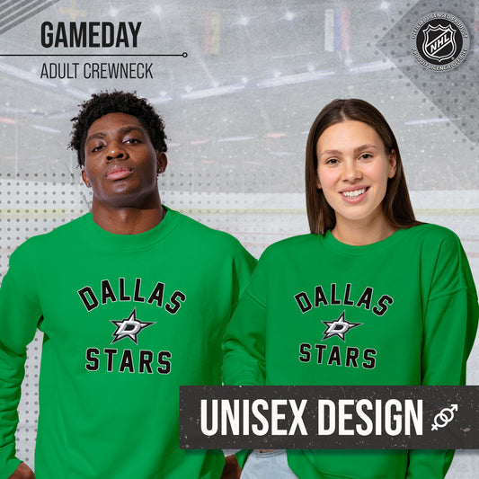 Dallas Stars Adult NHL Gameday Crewneck Sweatshirt - Kelly Green