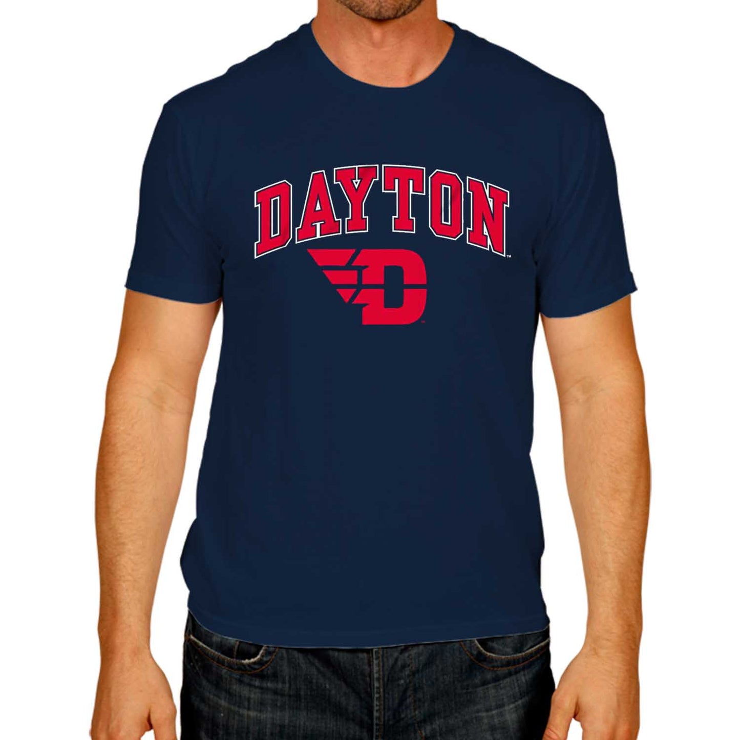 Dayton Flyers NCAA Adult Gameday Cotton T-Shirt - Navy