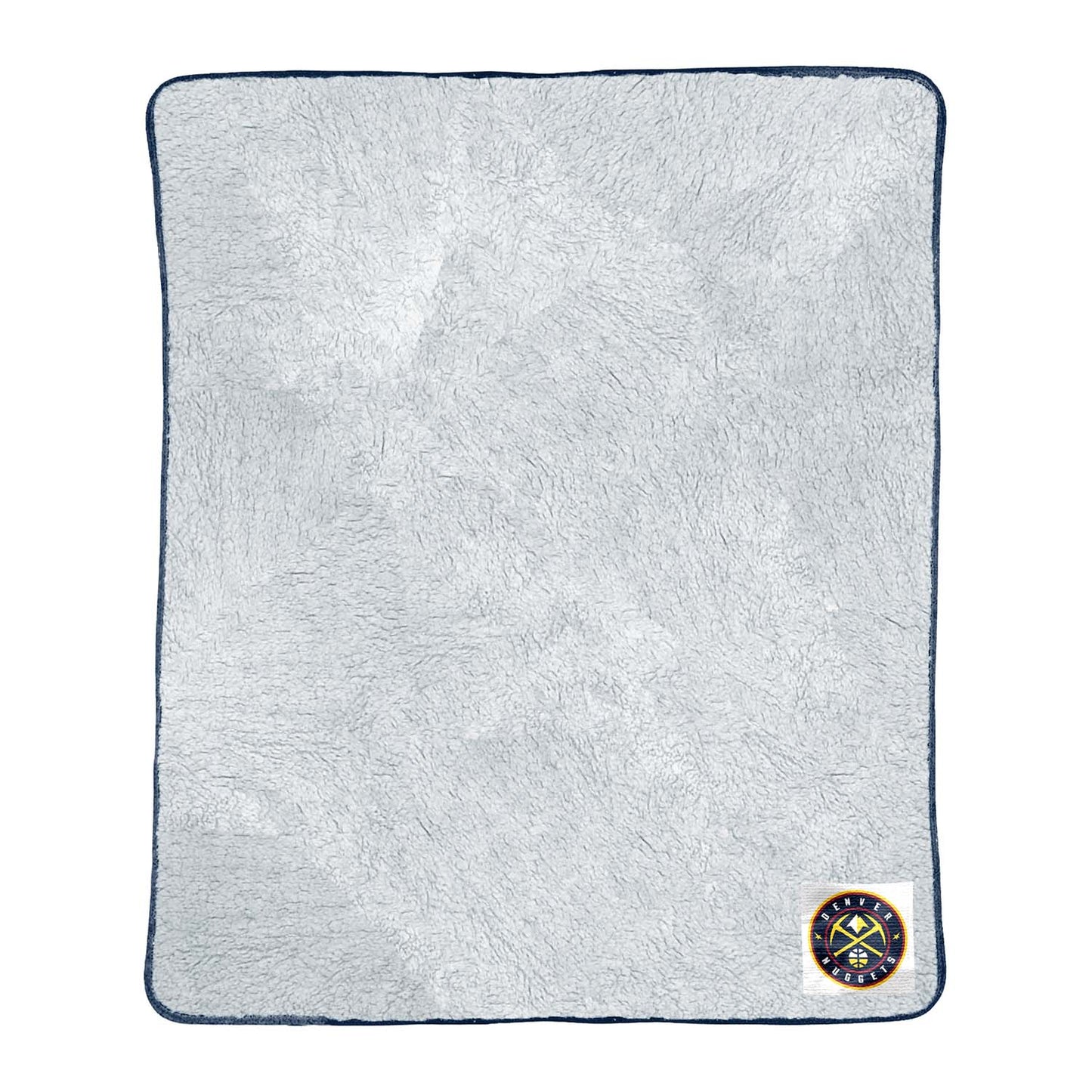 Denver Nuggets NBA Silk Touch Sherpa Throw Blanket - Blue