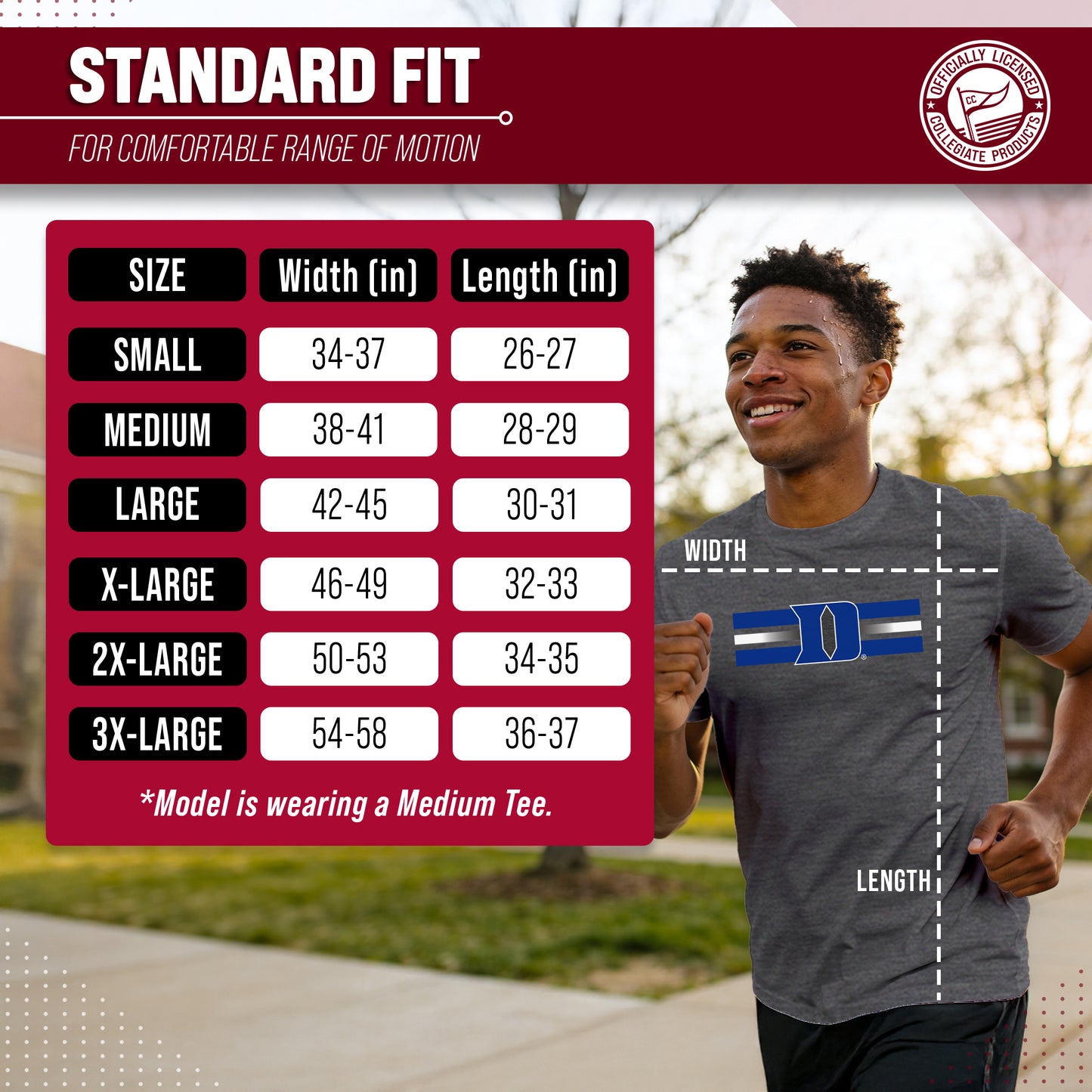 Duke Blue Devils Unisex NCAA Scholarship Cloud Jersey Athletic Short Sleeve Performance Tee - Black Heather