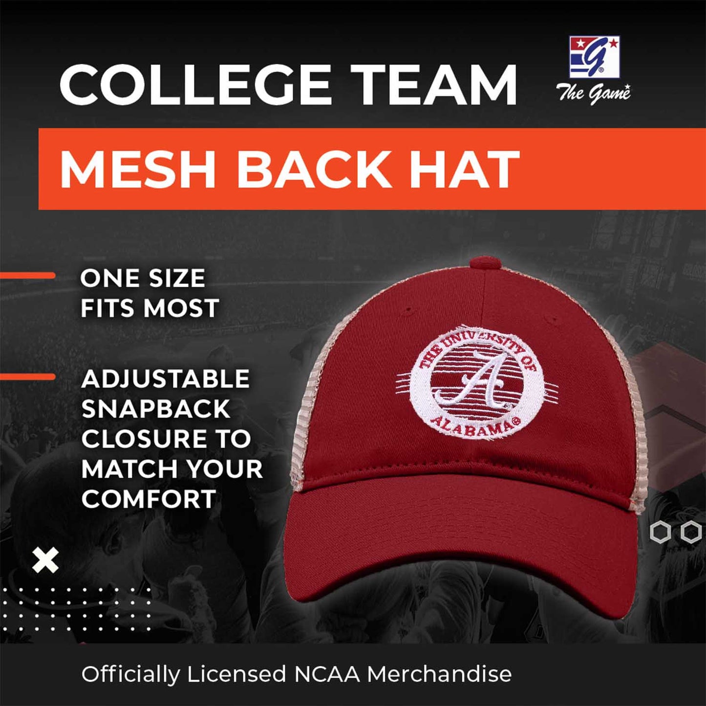 Alabama Crimson Tide NCAA Snapback - Cardinal