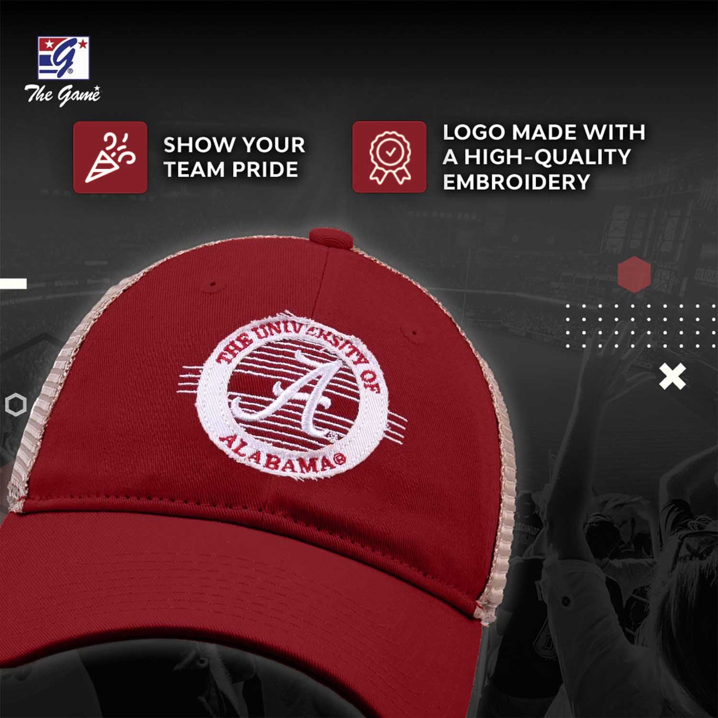 Alabama Crimson Tide NCAA Snapback - Cardinal