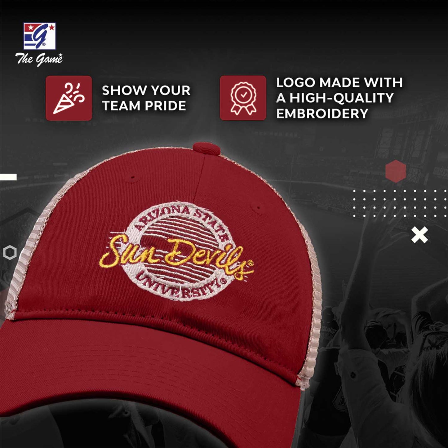 Arizona State Sun Devils NCAA Snapback - Maroon