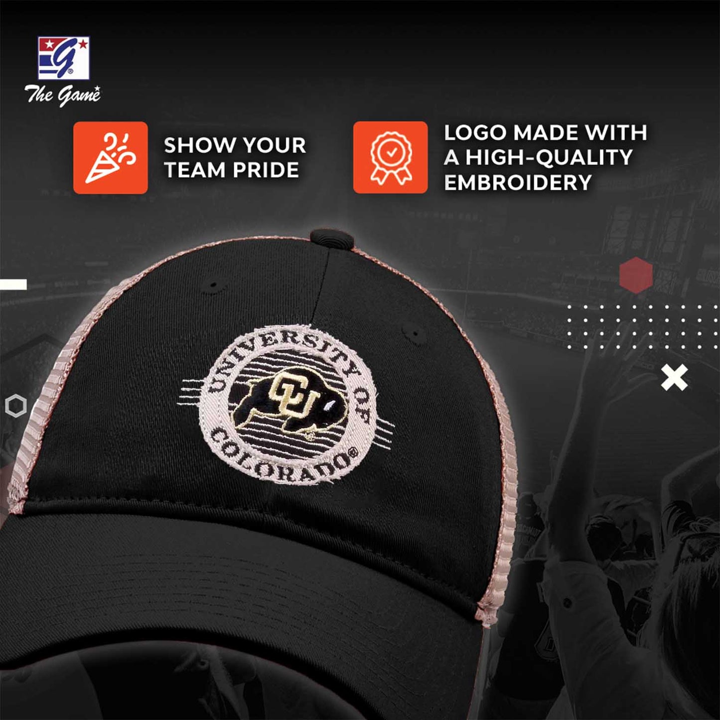Colorado Buffaloes NCAA Snapback - Black