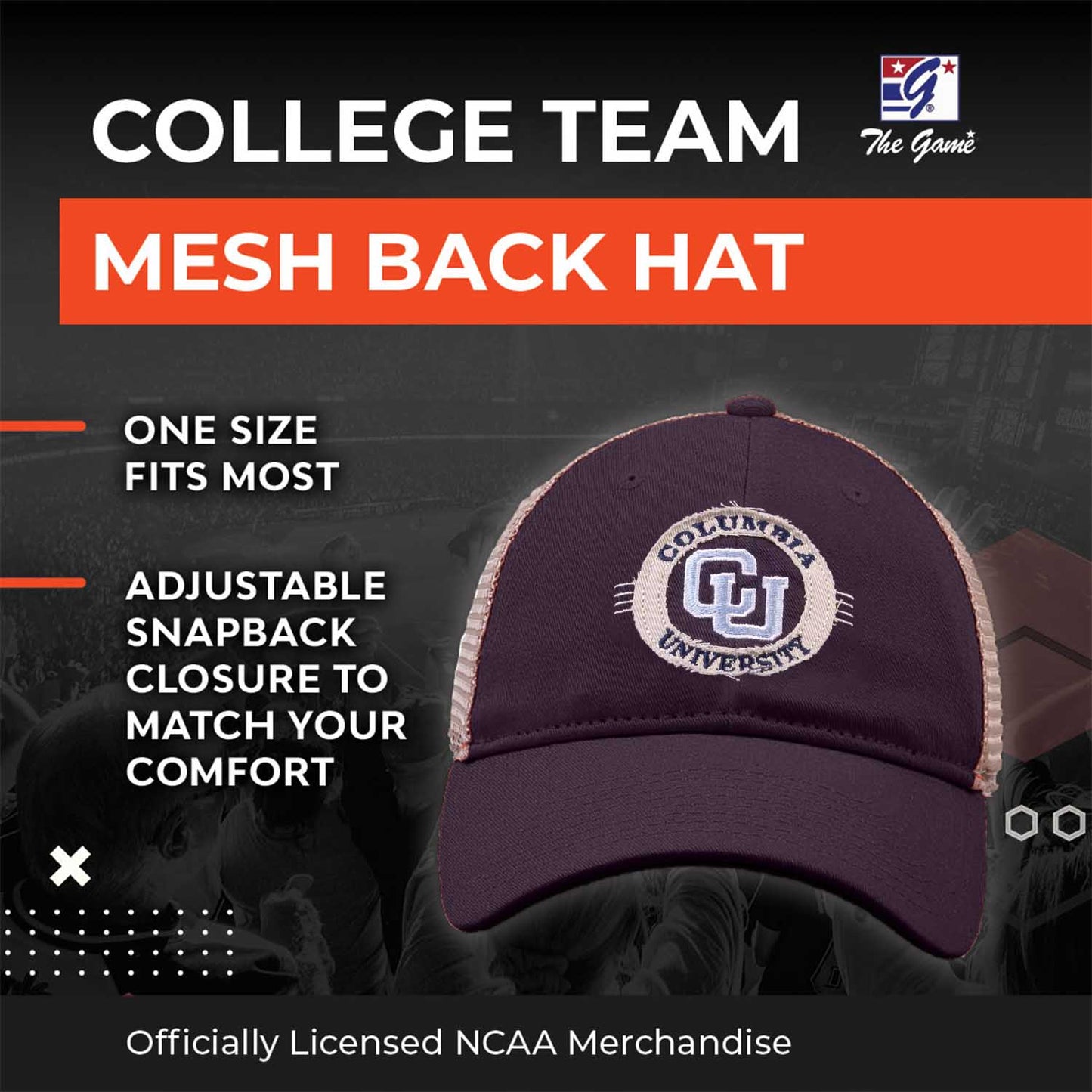 Columbia Lions NCAA Snapback - Navy
