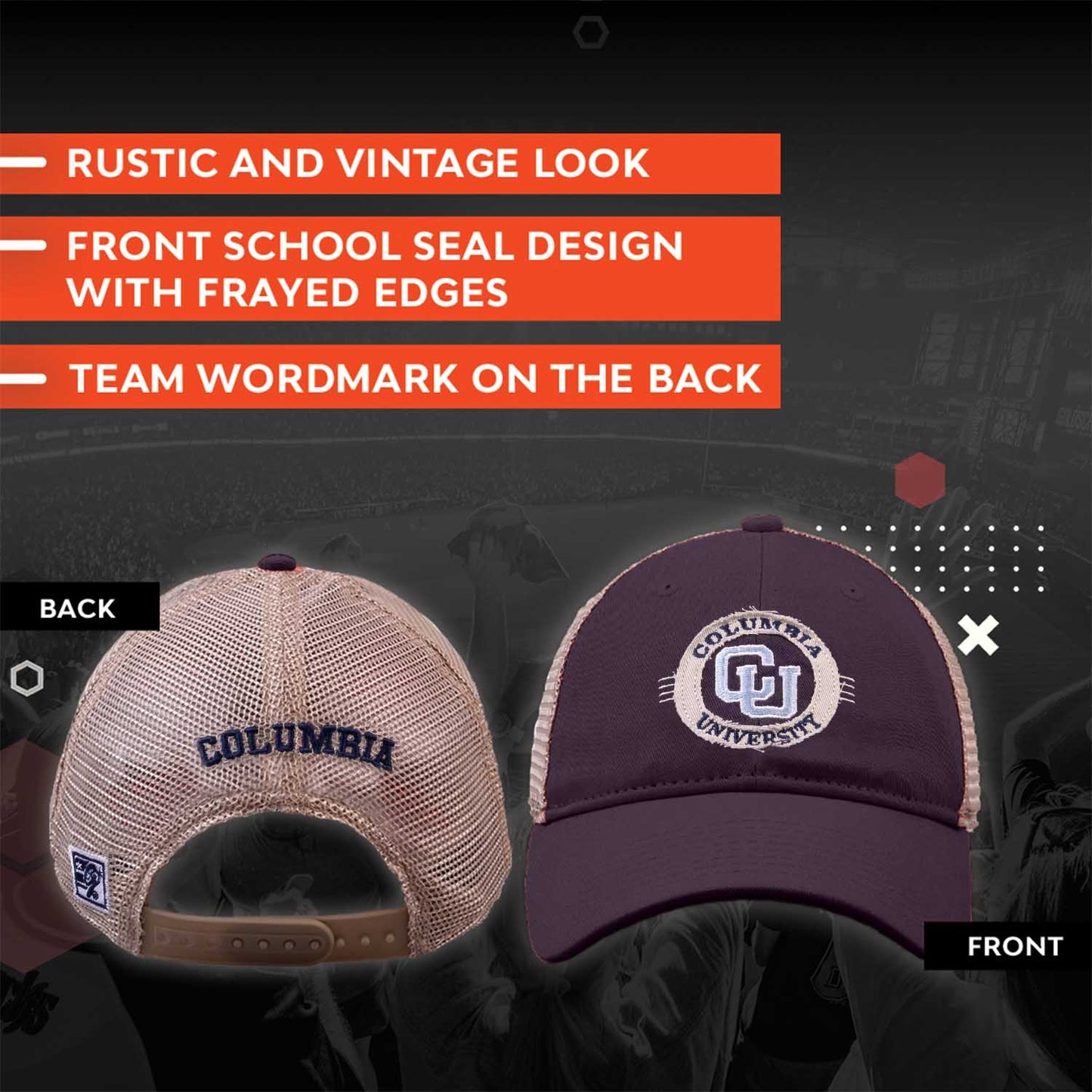 Columbia Lions NCAA Snapback - Navy