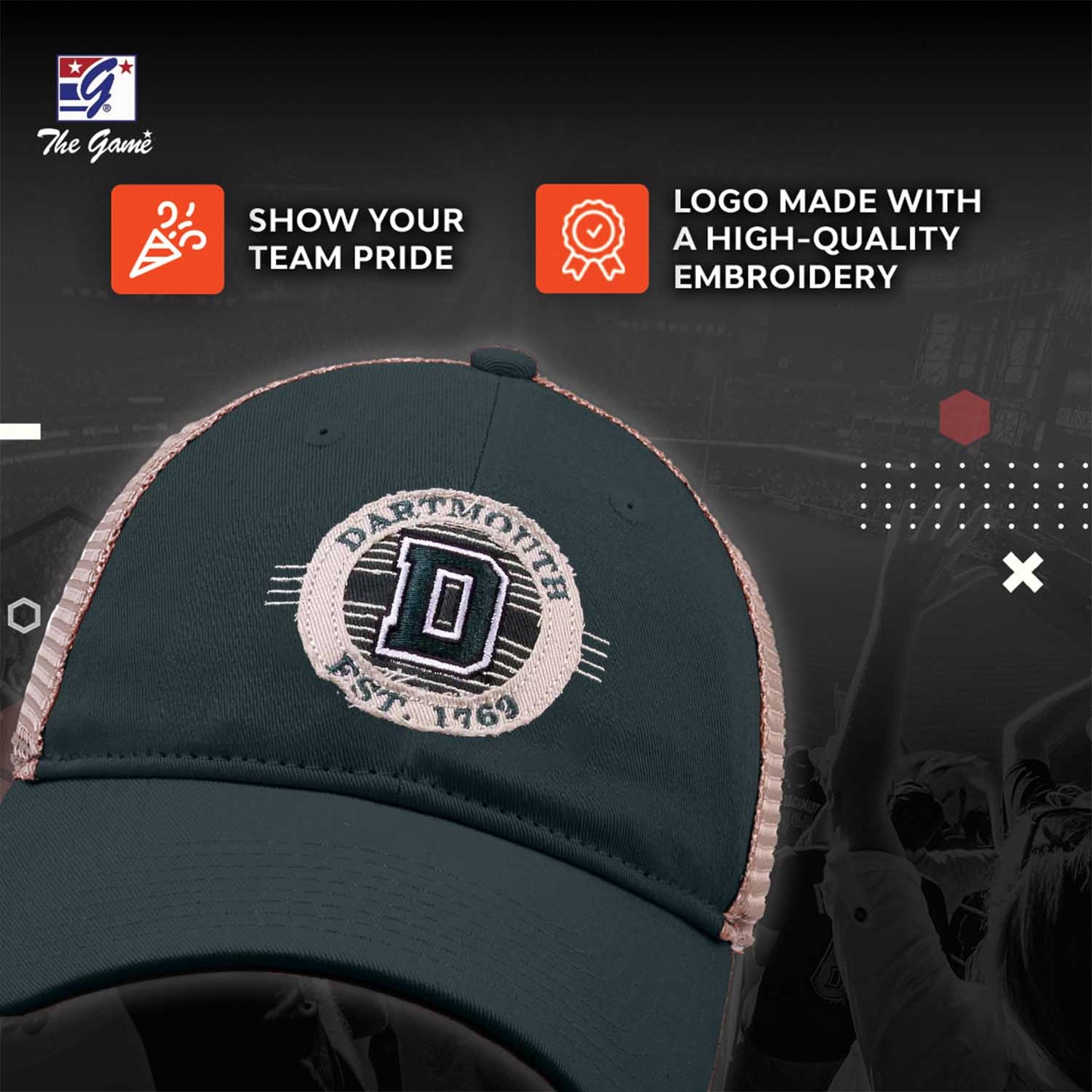 Dartmouth Big Green NCAA Snapback - Green