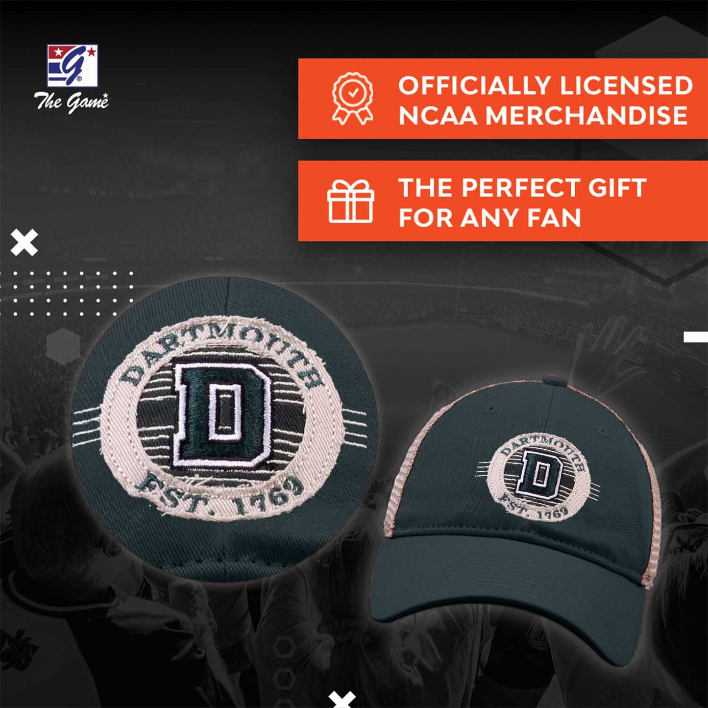 Dartmouth Big Green NCAA Snapback - Green