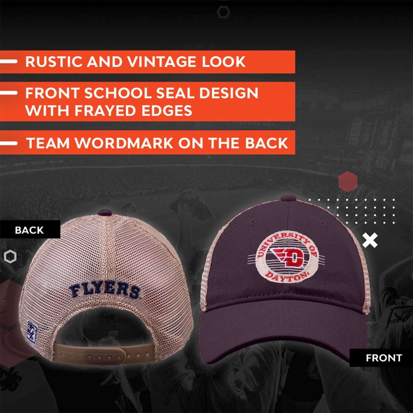 Dayton Flyers NCAA Snapback - Navy