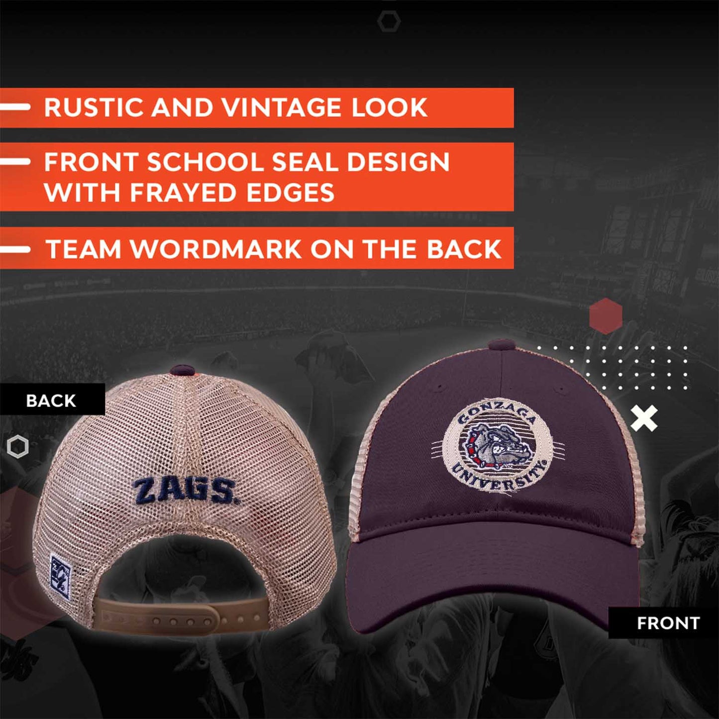 Gonzaga Bulldogs NCAA Snapback - Navy