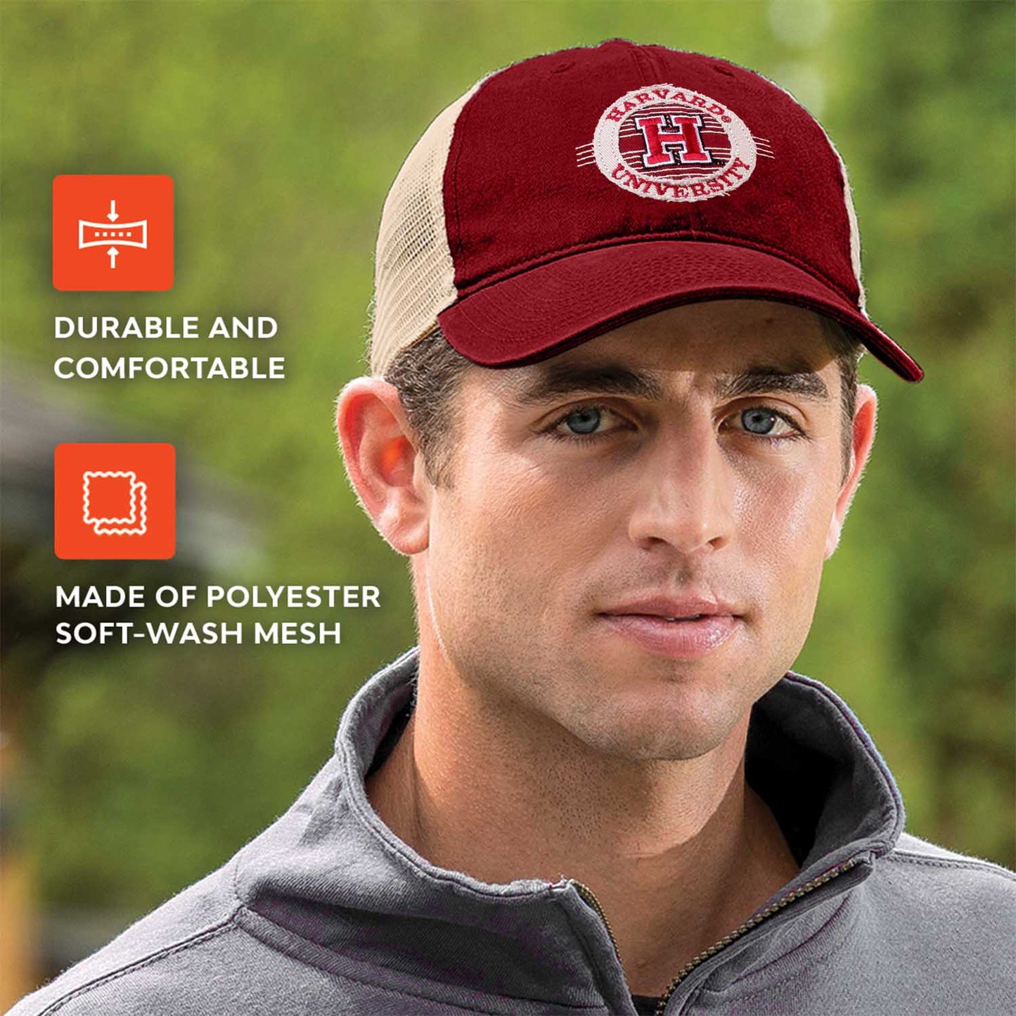 Harvard Crimson NCAA Snapback - Maroon