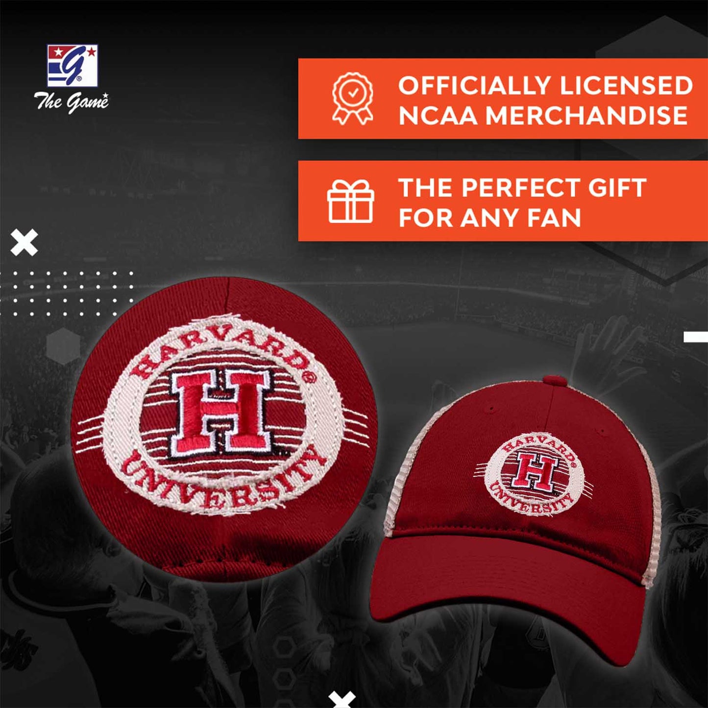 Harvard Crimson NCAA Snapback - Maroon