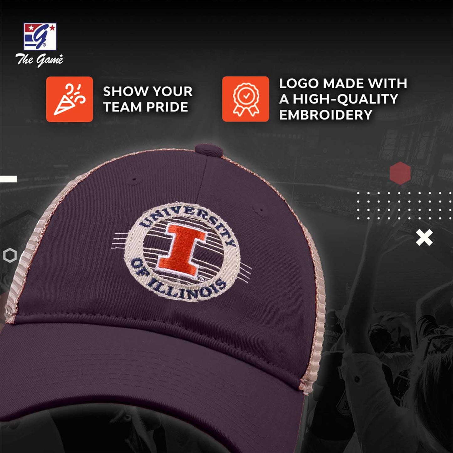 Illinois Fighting Illini NCAA Snapback - Navy