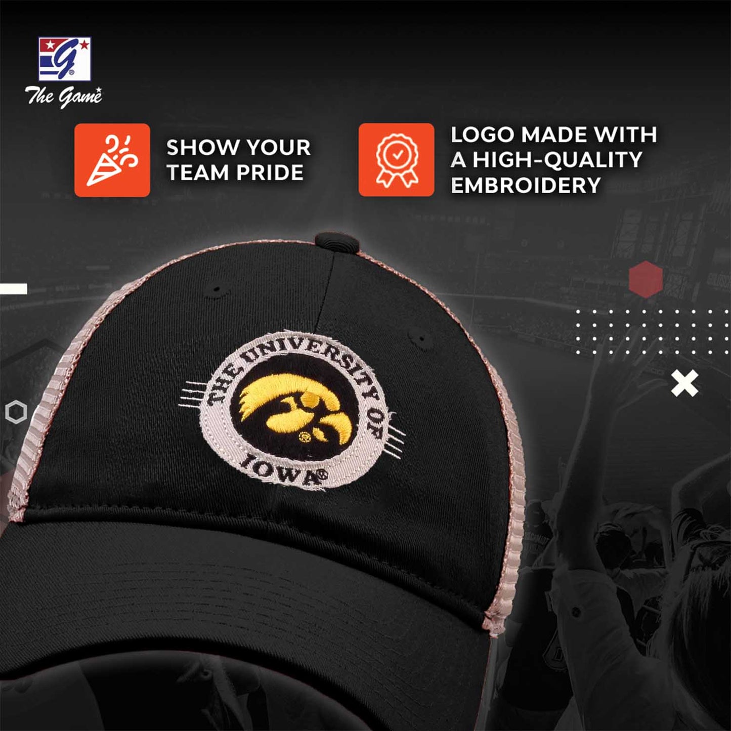 Iowa Hawkeyes NCAA Snapback - Black