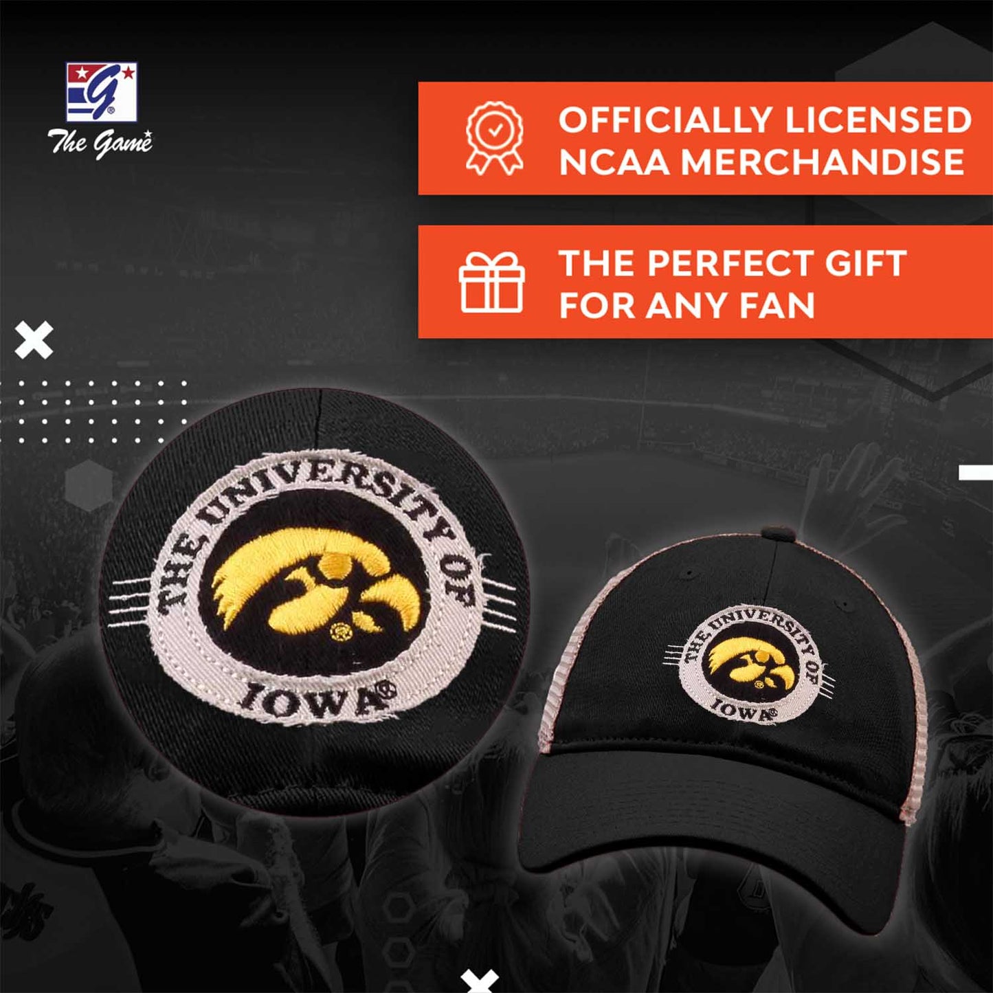 Iowa Hawkeyes NCAA Snapback - Black