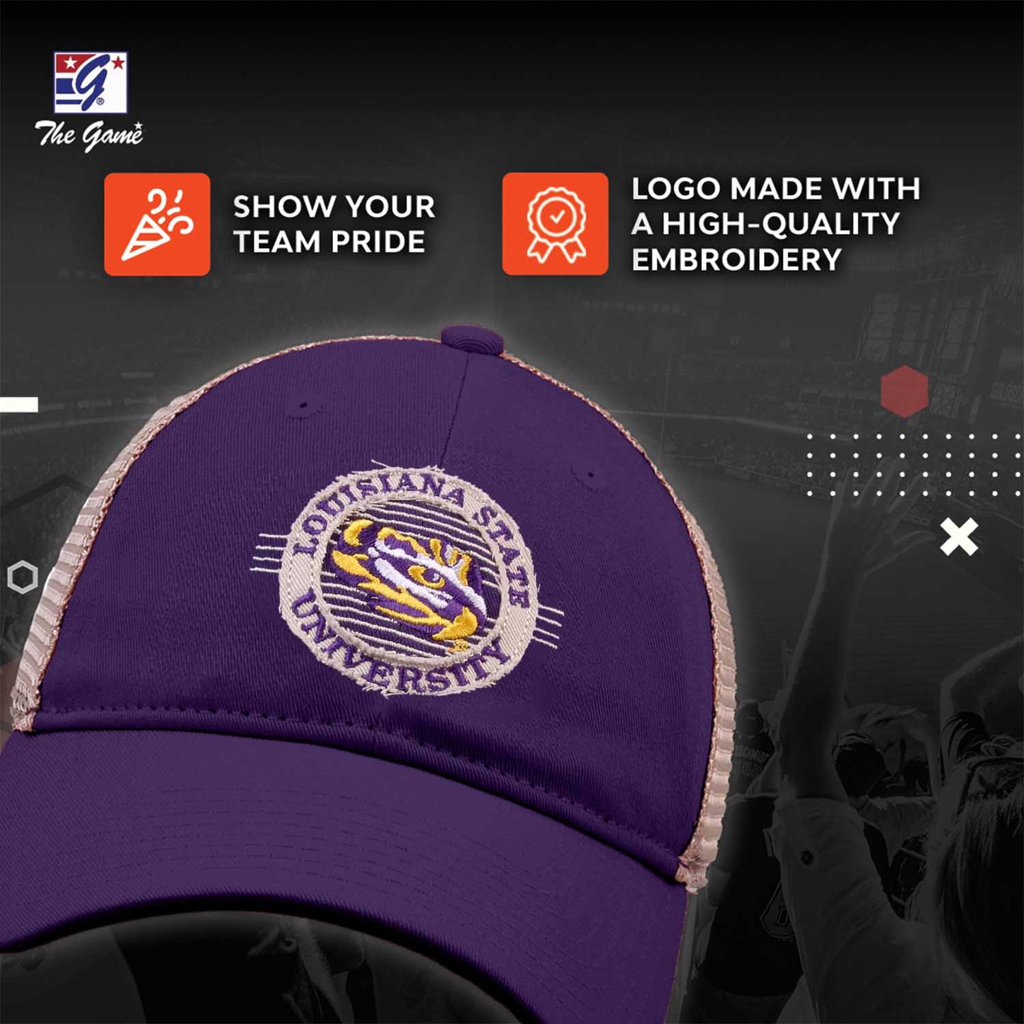 LSU Tigers NCAA Snapback - Purple