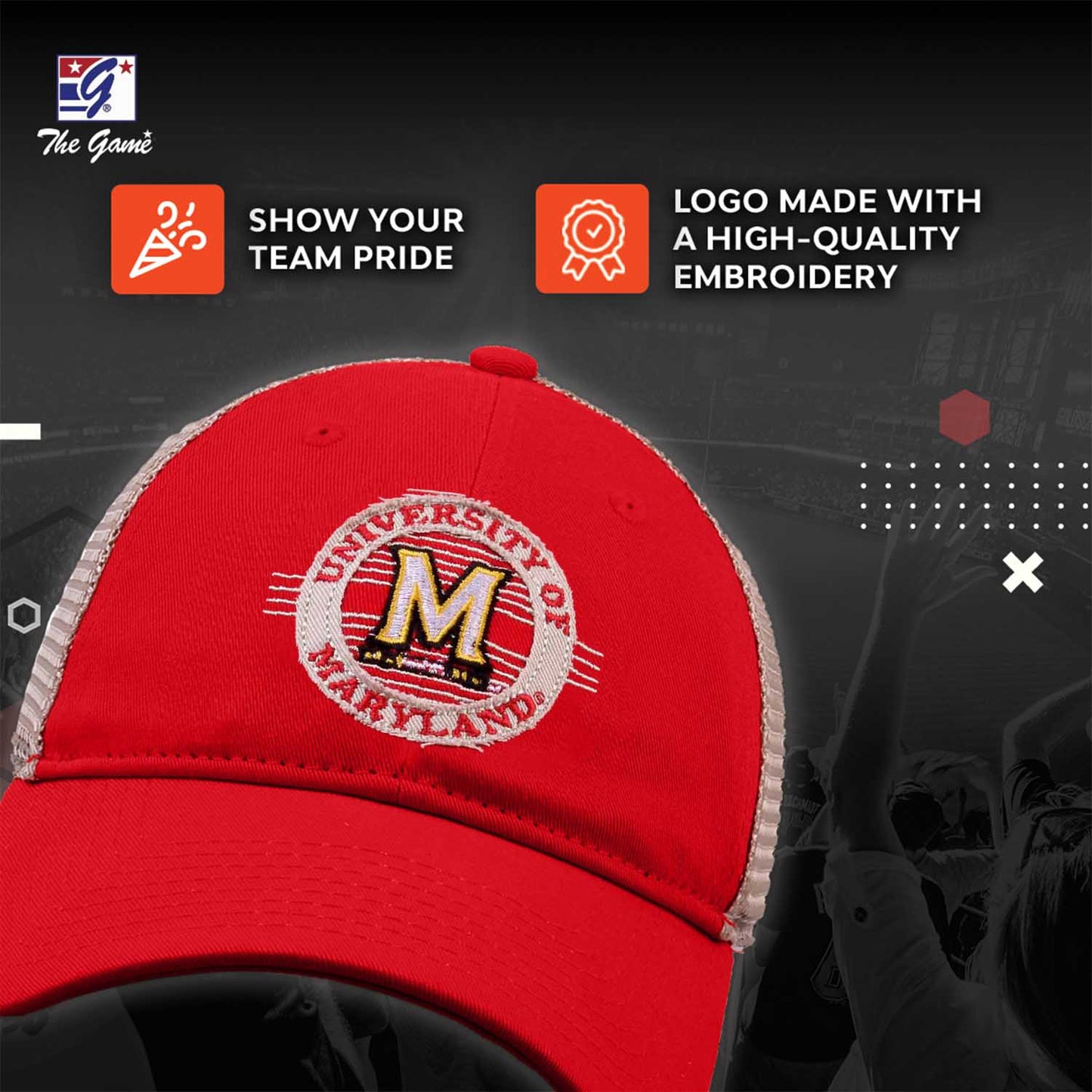 Maryland Terrapins NCAA Snapback - Red