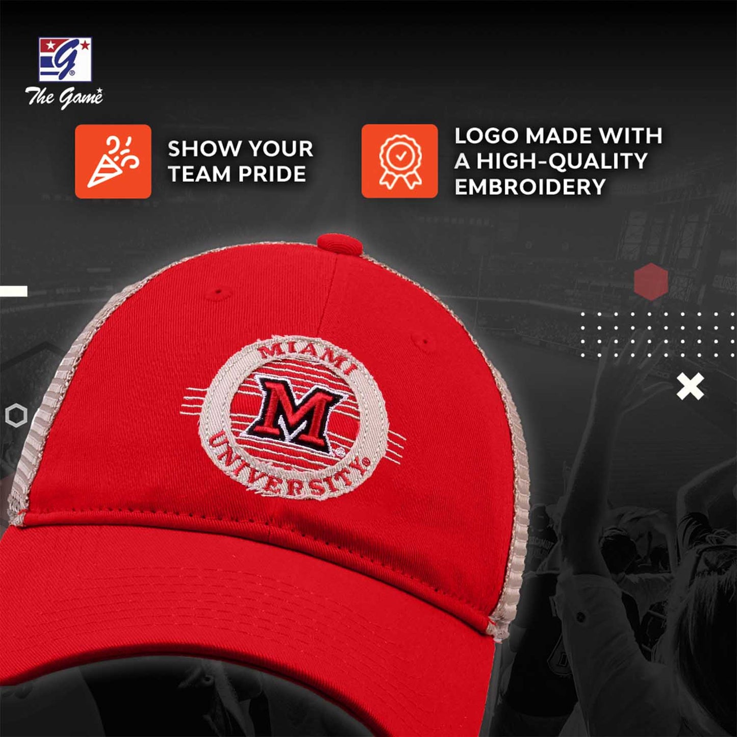 Miami Redhawks NCAA Snapback - Red