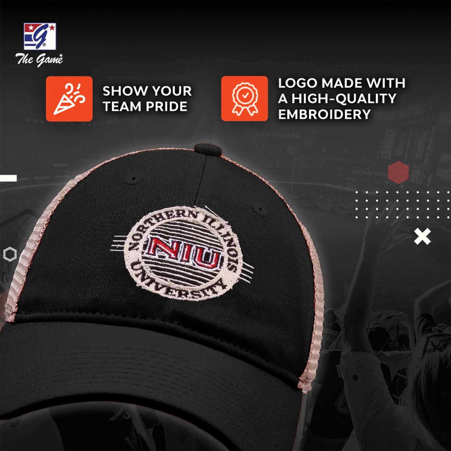 Northern Illinois Huskies NCAA Snapback - Black