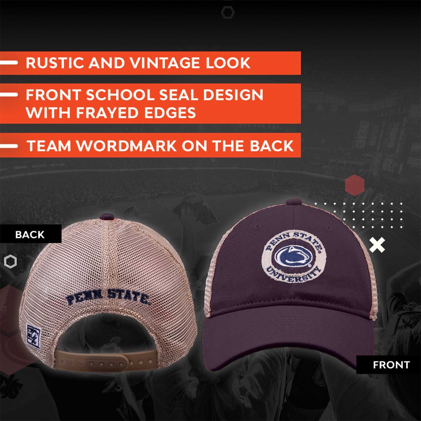 Penn State Nittany Lions NCAA Snapback - Navy