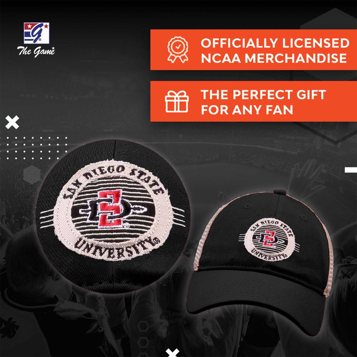 San Diego State Aztecs NCAA Snapback - Black