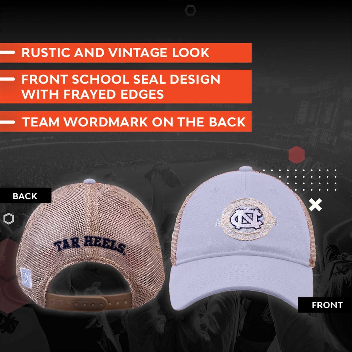 North Carolina Tar Heels NCAA Snapback - Carolina Blue