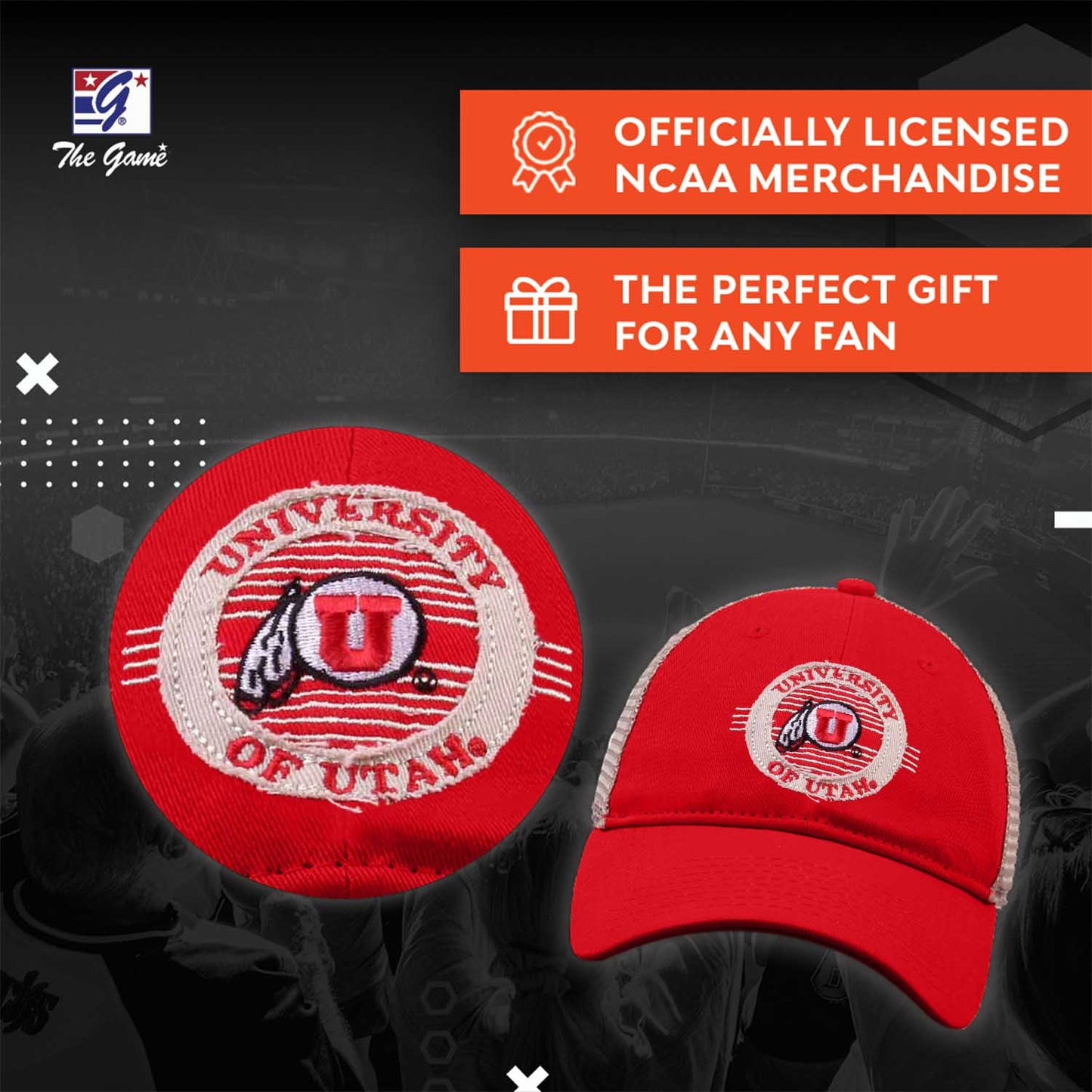 Utah Utes NCAA Snapback - Red