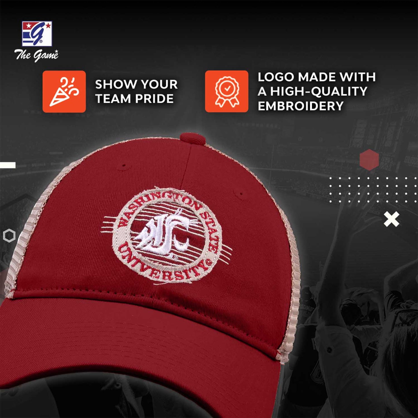 Washington State Cougars NCAA Snapback - Cardinal