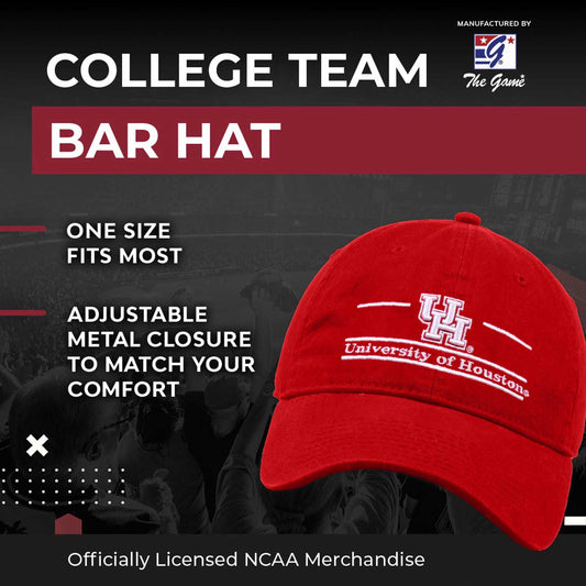 Houston Cougars NCAA Adult Bar Hat - Red