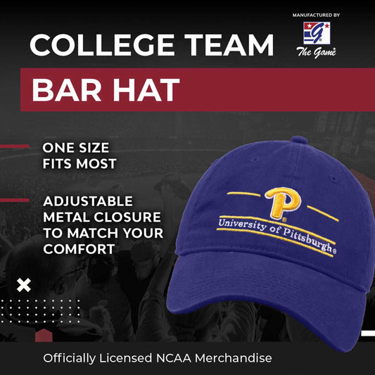 Pitt Panthers NCAA Adult Bar Hat - Royal
