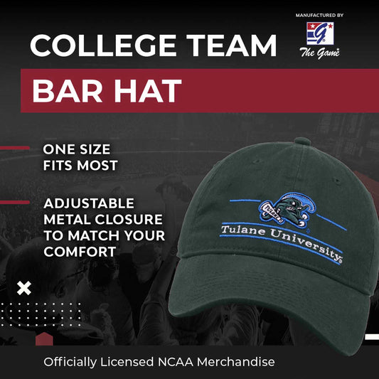 Tulane Green Wave NCAA Adult Bar Hat - Green