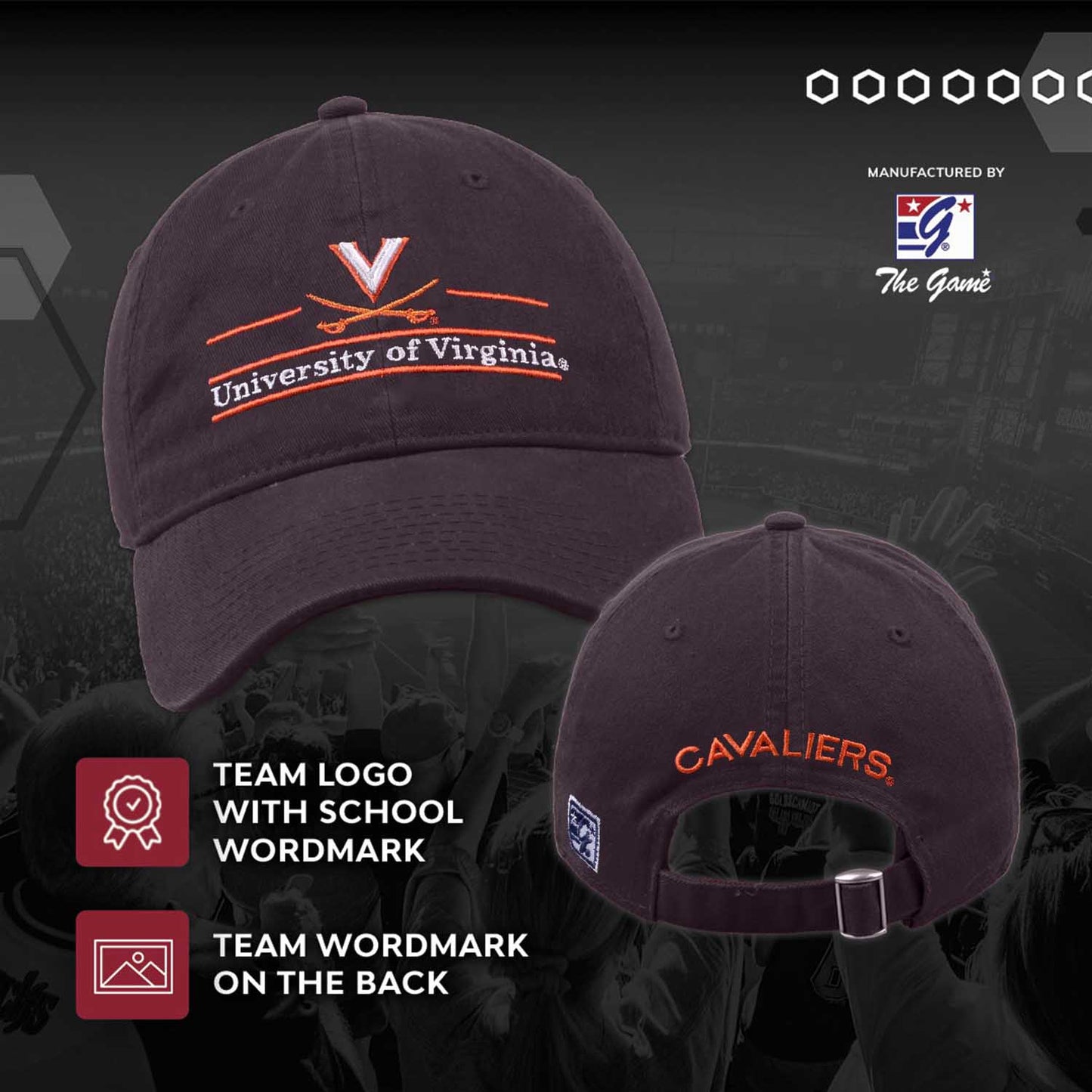 Virginia Cavaliers NCAA Adult Bar Hat - Navy