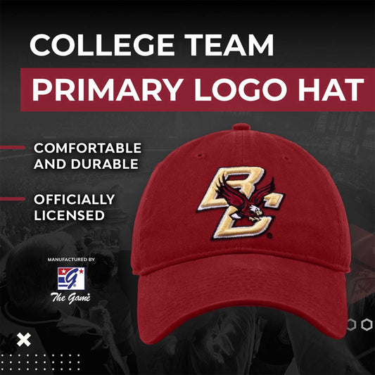 Boston College Eagles NCAA Adult Relaxed Fit Logo Hat - Maroon