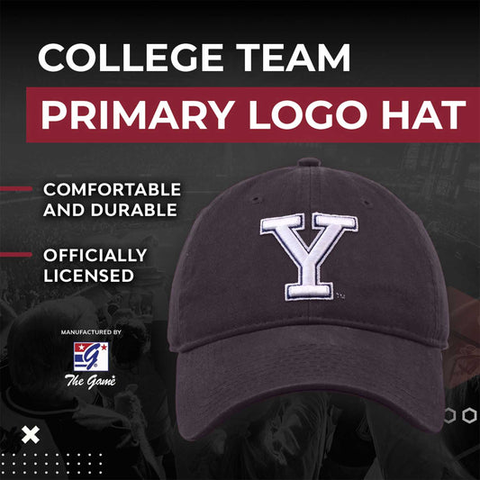 Yale Bulldogs NCAA Adult Relaxed Fit Logo Hat - Navy