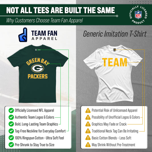 Green Bay Packers NFL Adult Gameday T-Shirt - Forest Green