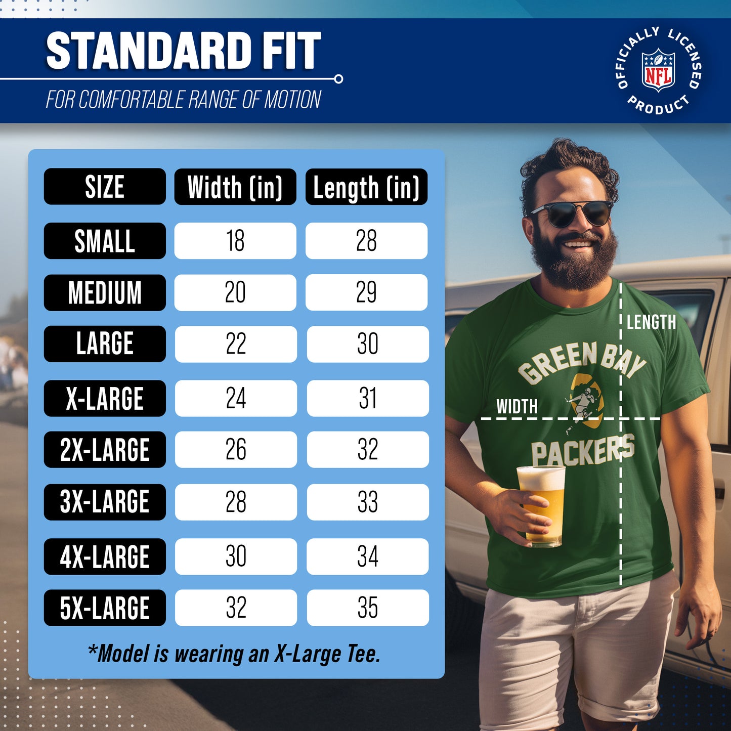 Green Bay Packers NFL Adult Retro Gameday Unisex T-Shirt - Forest Green