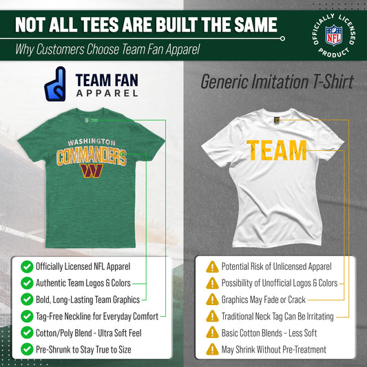 Green Bay Packers NFL Starting Fresh Short Sleeve Heather T-Shirt - Green