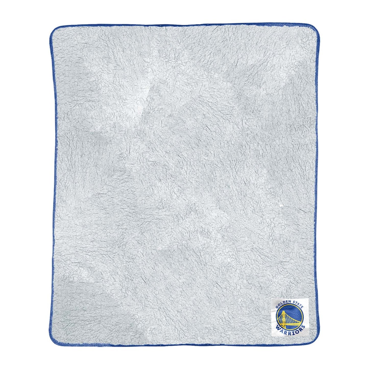 Golden State Warriors NBA Silk Touch Sherpa Throw Blanket - Blue