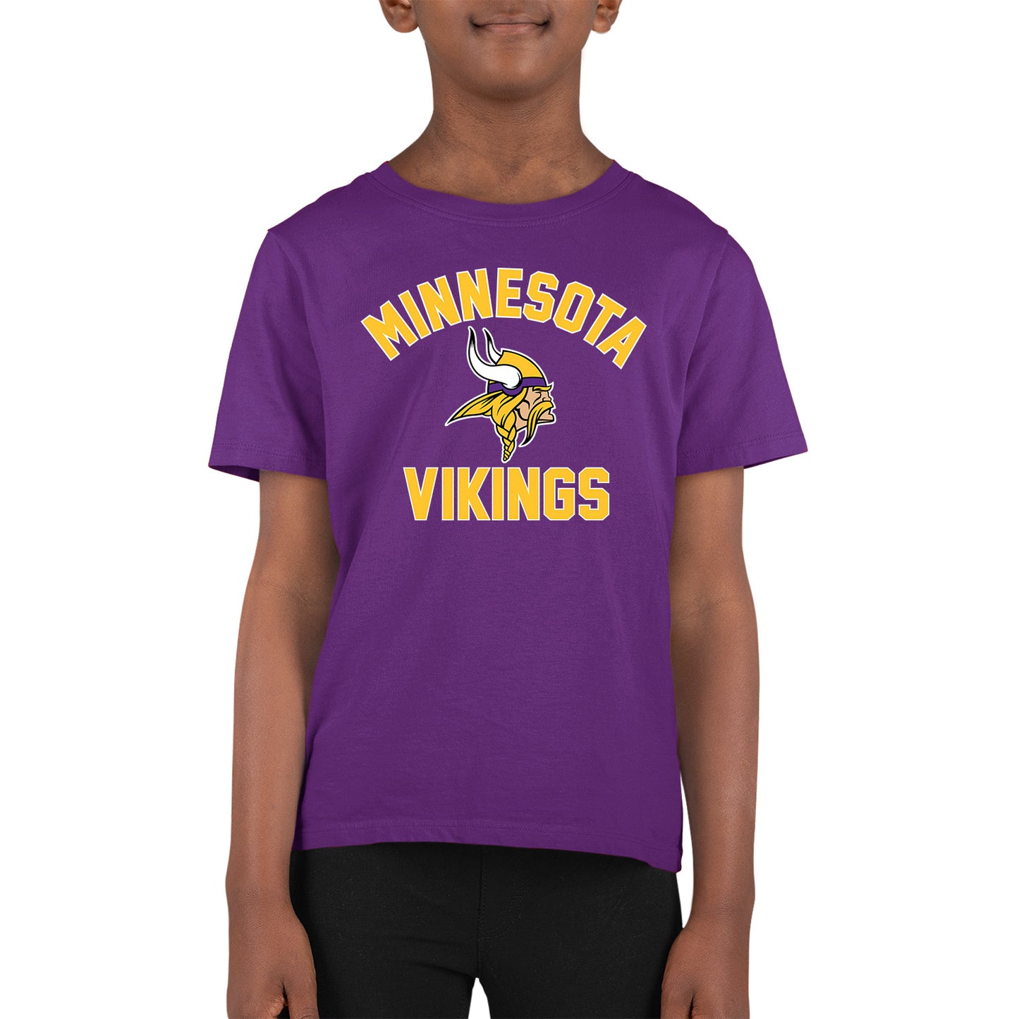 Minnesota Vikings NFL Youth Gameday Football T-Shirt - Purple
