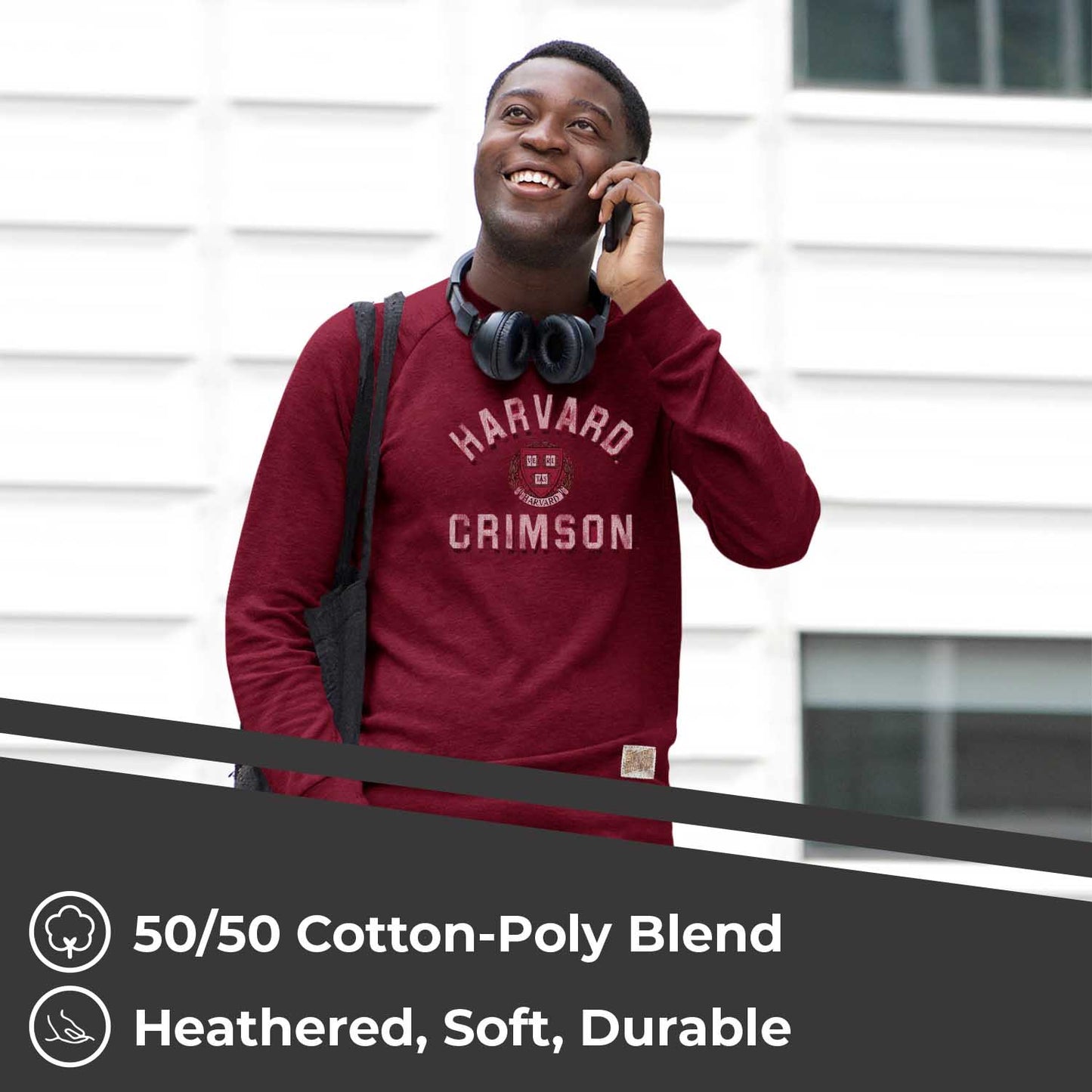Harvard Crimson Adult University Crewneck - Crimson