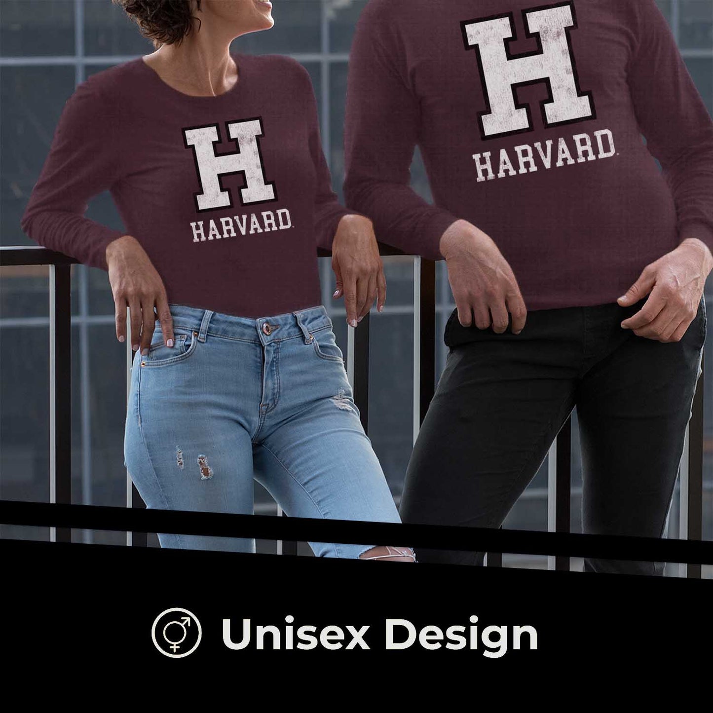 Harvard Crimson NCAA MVP Adult Long-Sleeve Shirt - Crimson