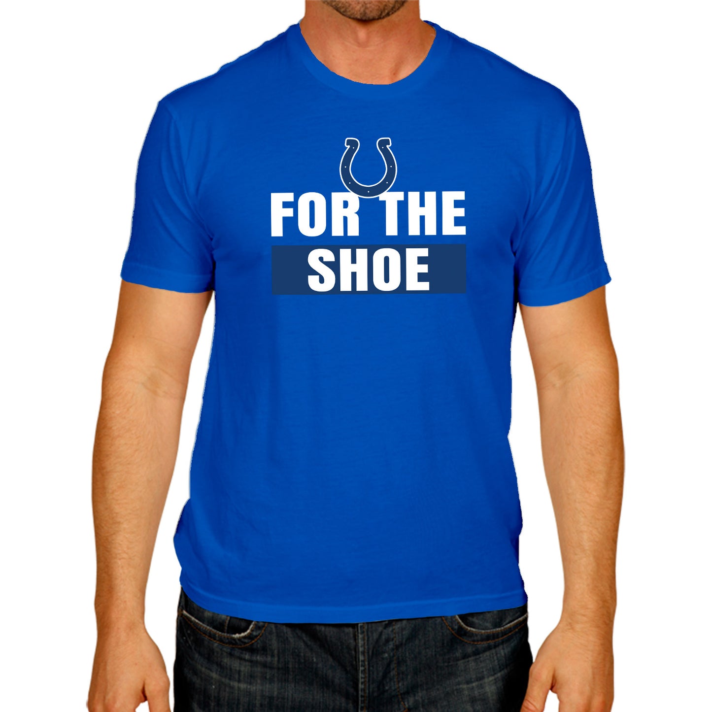 Indianapolis Colts NFL Adult Team Slogan Unisex T-Shirt - Royal