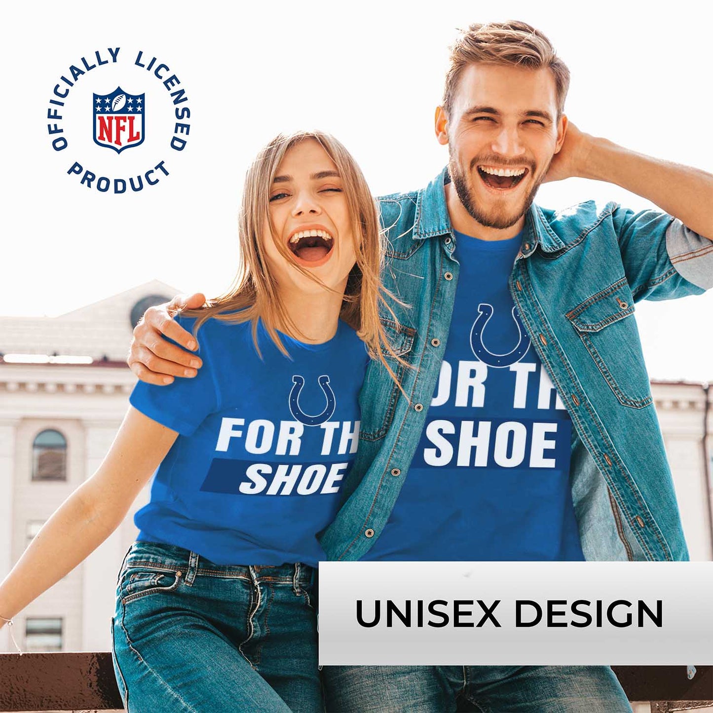 Indianapolis Colts NFL Adult Team Slogan Unisex T-Shirt - Royal